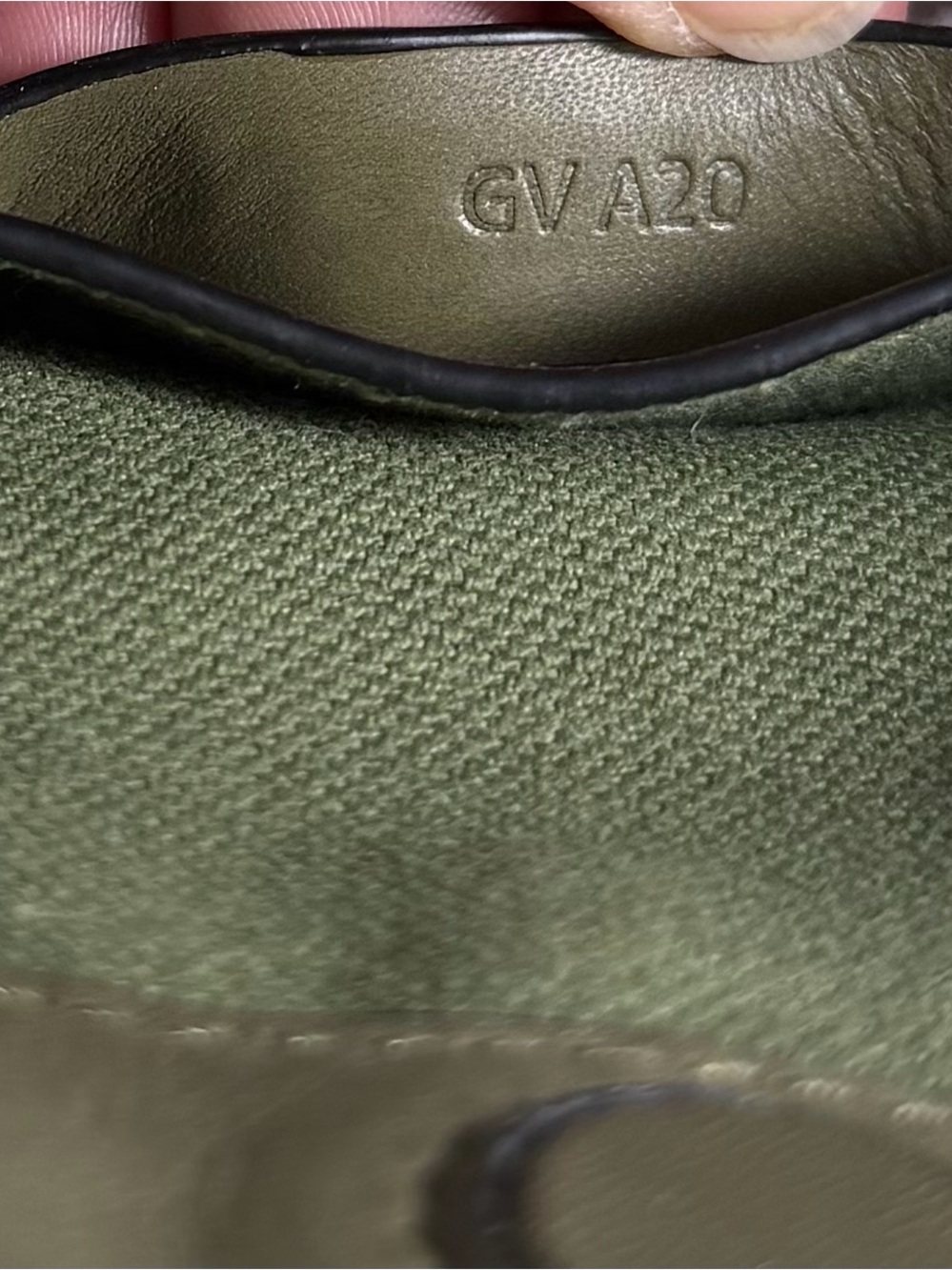 JW Anderson  Olive Green Pierce T Bar Leather Tote with Gold Hardware - Picture 9 of 9